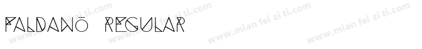 Faldano Regular001000字体转换